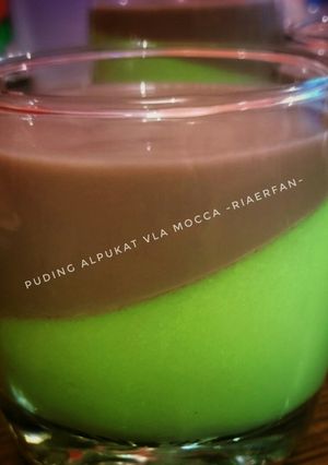 Foto resep Puding Alpukat vla Mocca