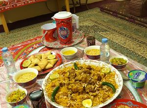 صورة لوصفة كبسة فقع فطور أول يوم رمضان 🌙♥️