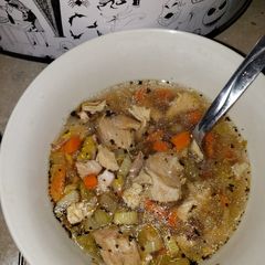 A picture of Simple Leftover Turkey Soup.