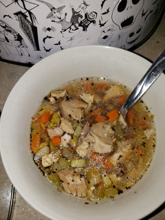 A picture of Simple Leftover Turkey Soup.