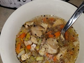 Simple Leftover Turkey Soup