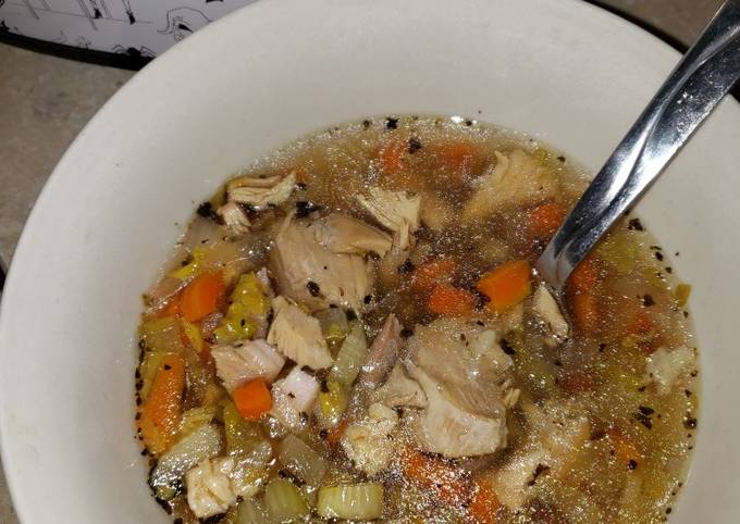 Step-by-Step Guide to Make Speedy Simple Leftover Turkey Soup