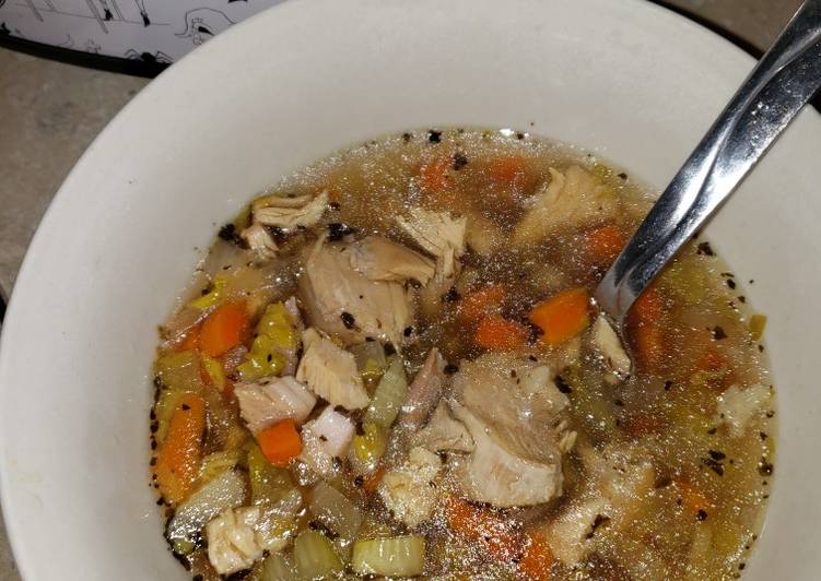 Step-by-Step Guide to Prepare Super Quick Homemade Simple Leftover Turkey Soup