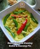 Masak Lemak Kuning Kobis & Kacang Pis