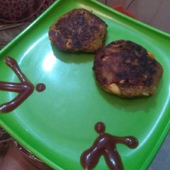 A picture of Green Vegetable kabab.