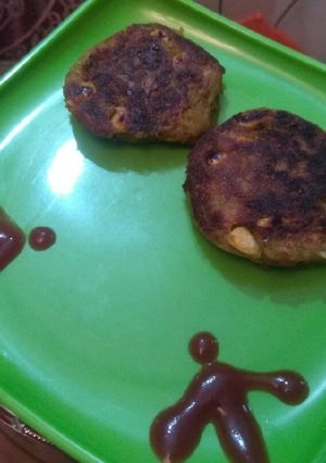 A picture of Green Vegetable kabab.