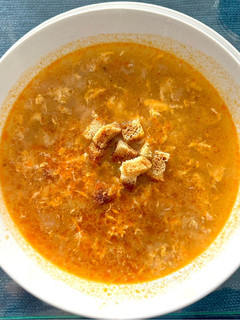 Una foto de Sopa de ajo