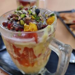 A picture of Mango nuts grape sewai dessert#.