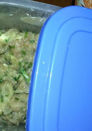 Foto resep Isian gyoza ayam/ udang
