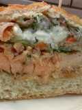 Greek Salmon Panini