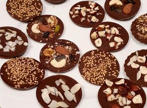 Une photo de Mendiants au chocolat noir