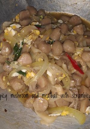 Foto resep Tumis Telur Jamur Bakso