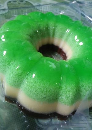 Foto resep Puding lumut mentega lapus coklat