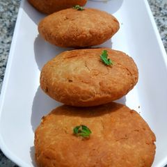 Sattu ki kachori A picture of Sattu ki kachori.