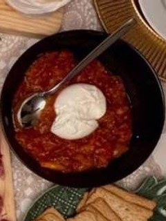 Foto de Burrata com picadinho de Tomate