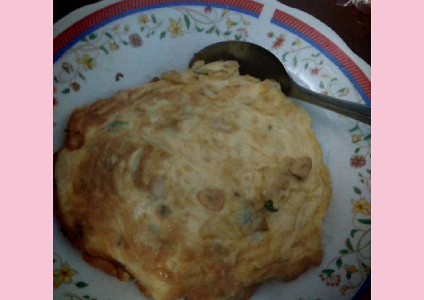 Telur bebek dadar sederhana