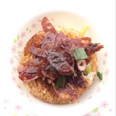 Chinese Pork And Liver Sausage In Shao Xing Wine And Dang Gui So A picture of Chinese Pork And Liver Sausage In Shao Xing Wine And Dang Gui So.