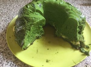 Una foto de Soufflé de espinacas con queso
