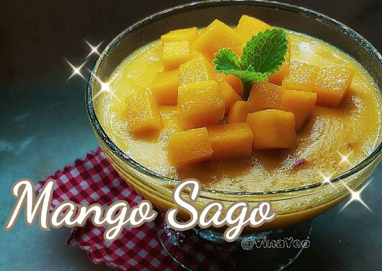 Easiest Way to Cook Perfect Mango Sago 🍃