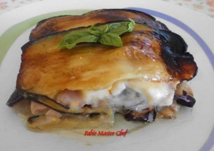 Recipe of Speedy Parmigiana di Melanzane in Bianco