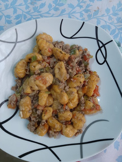 Una foto de Ñoquis de zapallo - Pasta casera