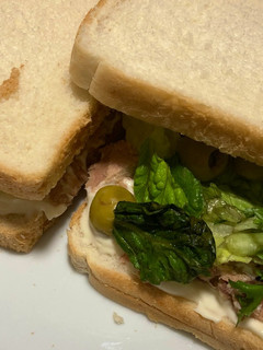 Una foto de Sándwich vegetal