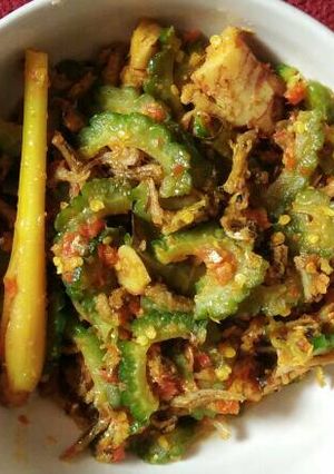 Foto resep Tumis pare teri pedeeuuss
