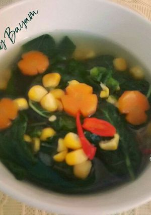 Foto resep 🌿Bayam Sayur Bening