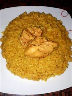 صورة لوصفة أرز بالدجاج 🍗🍗