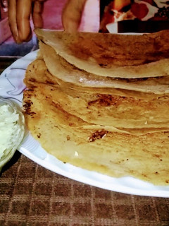 A picture of Wheat Floor And Jowar Floor Dosa.