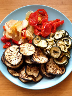 Una foto de Verduras asadas al horno