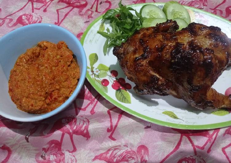 Resep Ayam Panggang Asam Manis Guling Guling 🤣 Anti Gagal