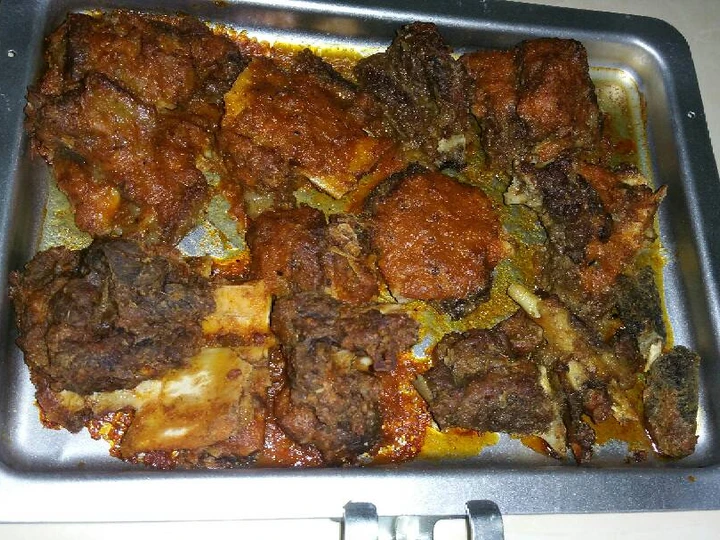 Langkah Gampang Menyiapkan Resep Iga sapi panggang oven yang Menggugah Selera