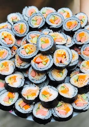 Hình của món Cơm cuộn HQ siêu đơn giản.