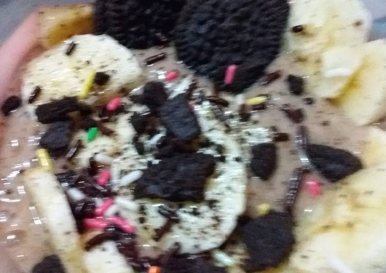 Smothie pisang oreo