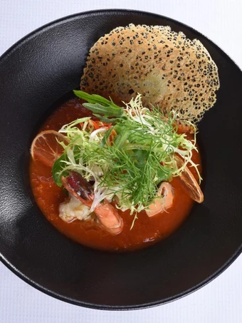 Easy Way Make Recipe Calamari with spicy tomato fondue that is Perfect, Delicious}