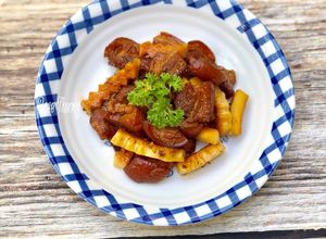 Hình của món Thịt Kho Dừa.