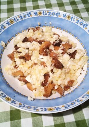 Una foto de Revuelto de bacalao