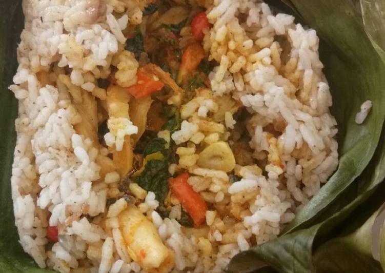 Nasi Bakar Jamur Tongkol Simple