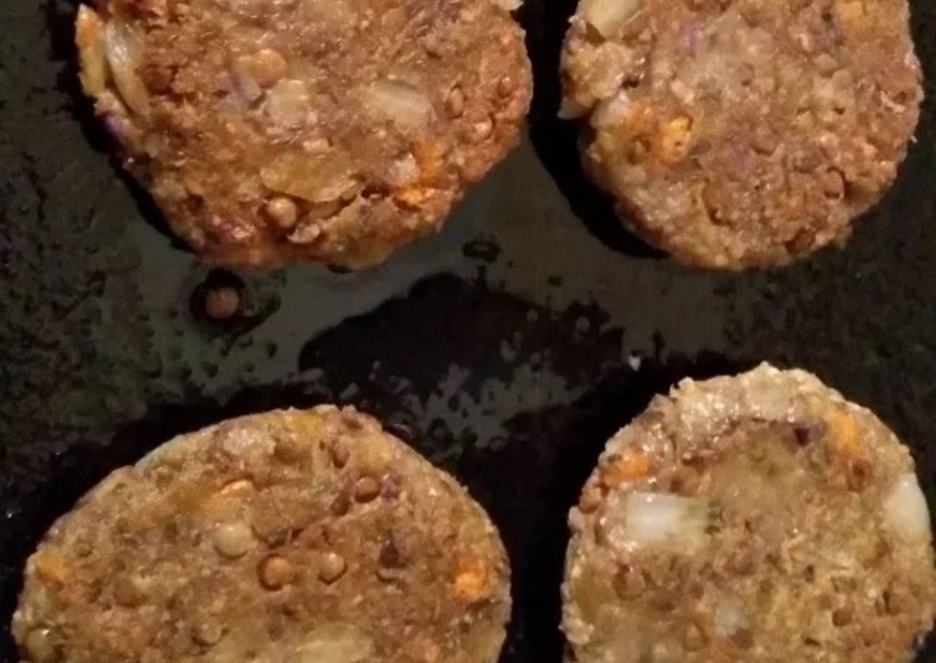 Hamburguesas veganas de lentejas💚
