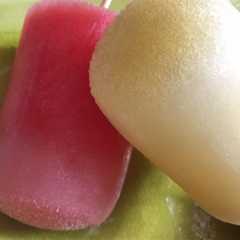 Una foto de Helado de melón o sandía