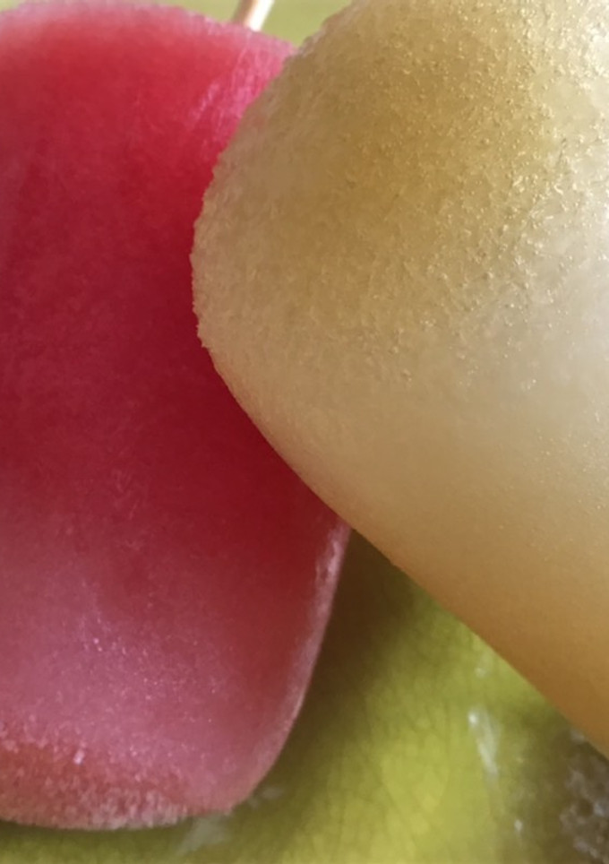 Una foto de Helado de melón o sandía