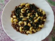 Una foto di pasta cavolo nero