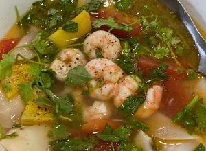 Hình của món Canh tôm chua ngọt.