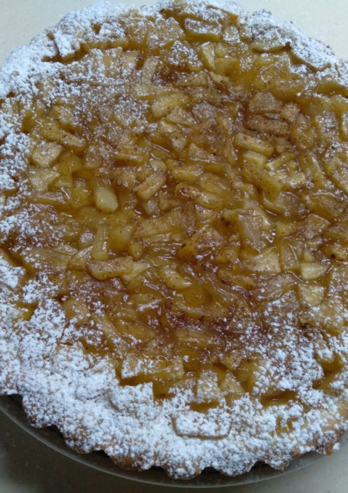 Una foto de Tarta de manzanas, fácil y rica 👌🍎