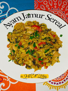 Foto resep Ayam Jamur Sereal versi Ambyar Kitchen