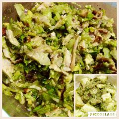 A picture of Avocado Chicken Potato Salad.