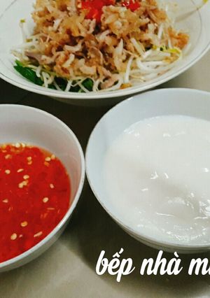 Hình của món Bánh tằm bì.