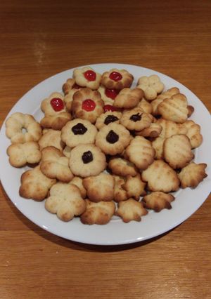 Foto di Biscottini fatti con pistola sparabiscotti