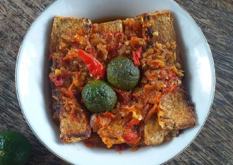 Cara Gampang Bikin Pecak Oncom Merah Betawi Anti Gagal